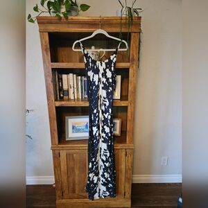 Anthropologie long silky dress